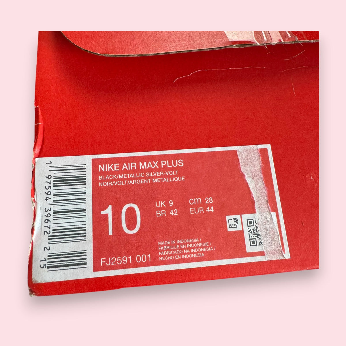 Air Max Plus Tn Black Chrome - 44