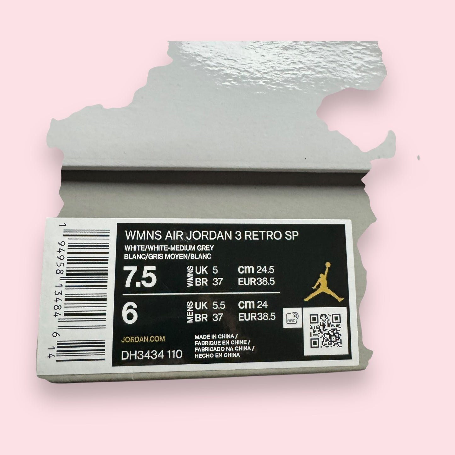 Jordan 3 A Ma Maniere - 38.5