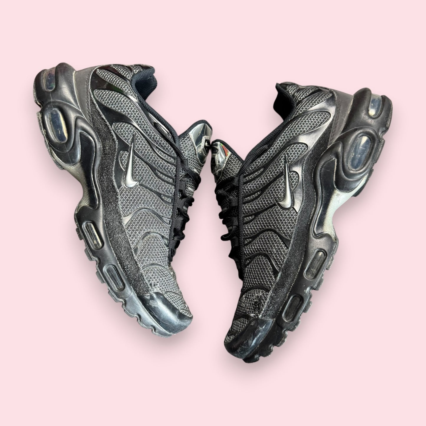 Air Max Plus Tn Black Silver - 44