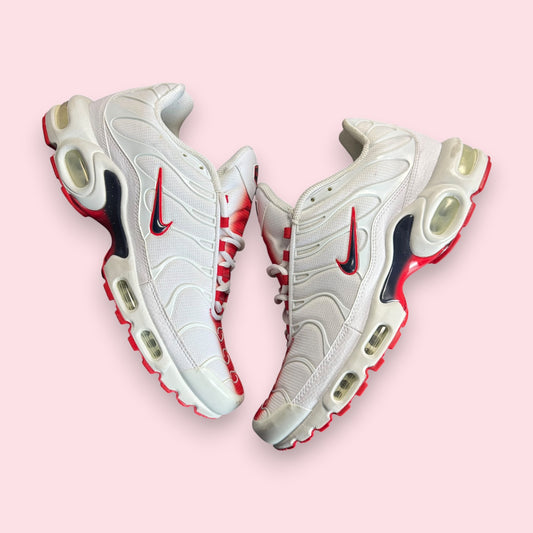 Air Max Plus Tn White Red - 43