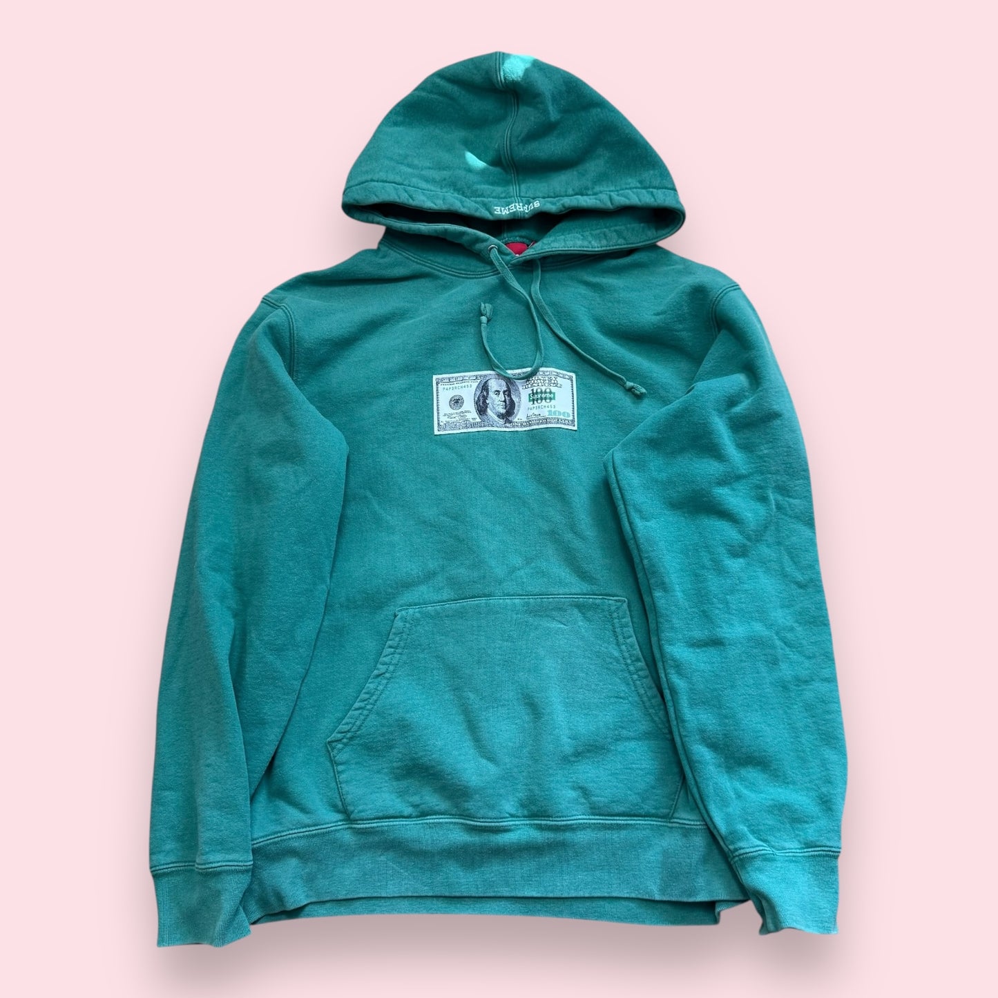 Supreme Hoodie Franklin Green - M